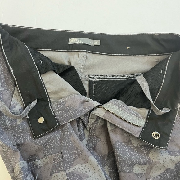 PrAna Sky Canyon Jogger Pants Gray Camo Size 6 - Picture 9 of 11